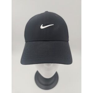 NIKE CLUB CAP Golf Hat Dri-Fit Adult M/L SNAPBACK Black/White FB5563-010